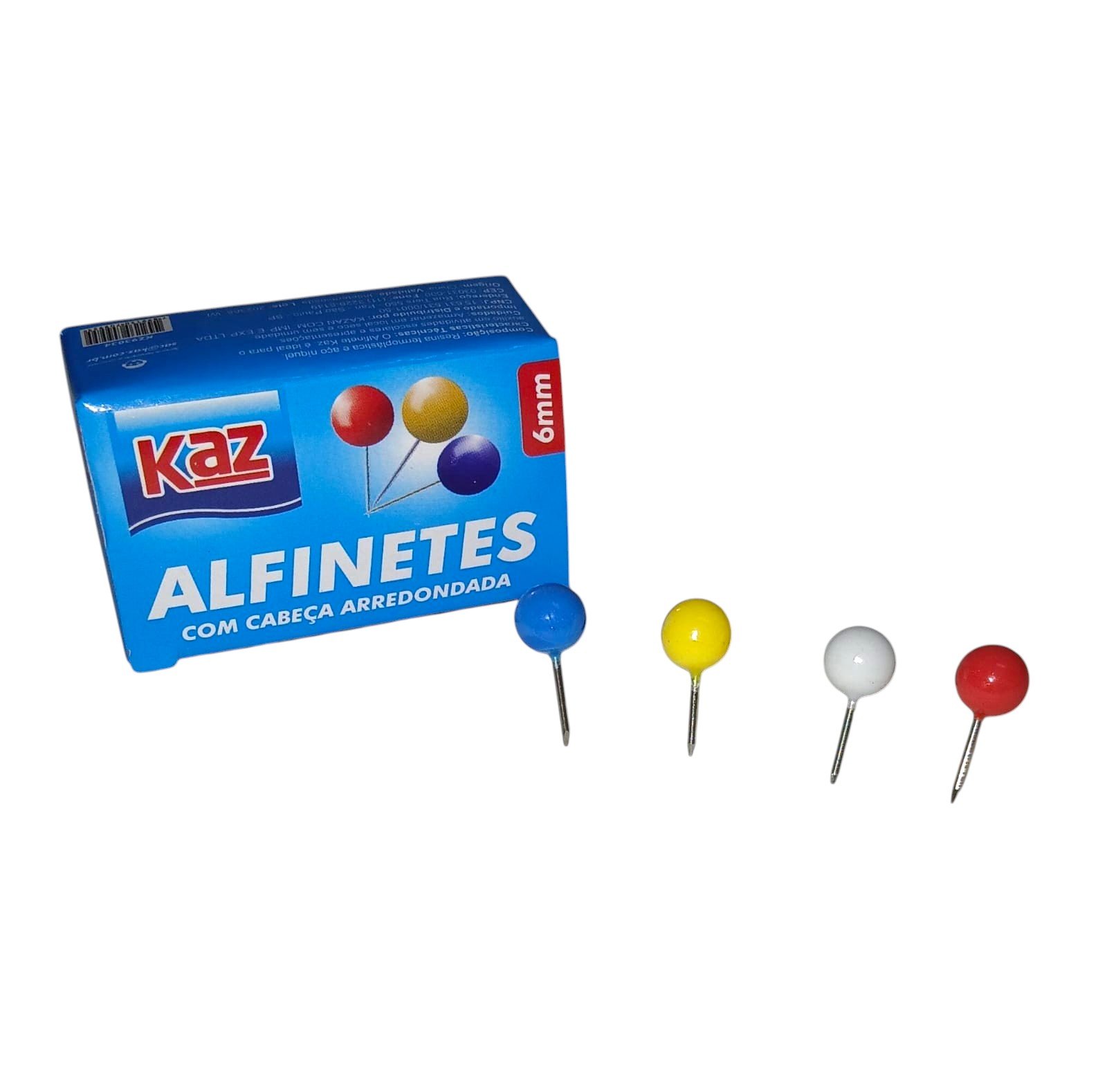 ALFINETE PARA MAPA KAZ 6MM